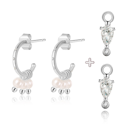 Boucles "Glamour" ~ Argent Sterling