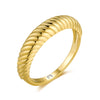 Bague "Plissage" ~ Argent Sterling