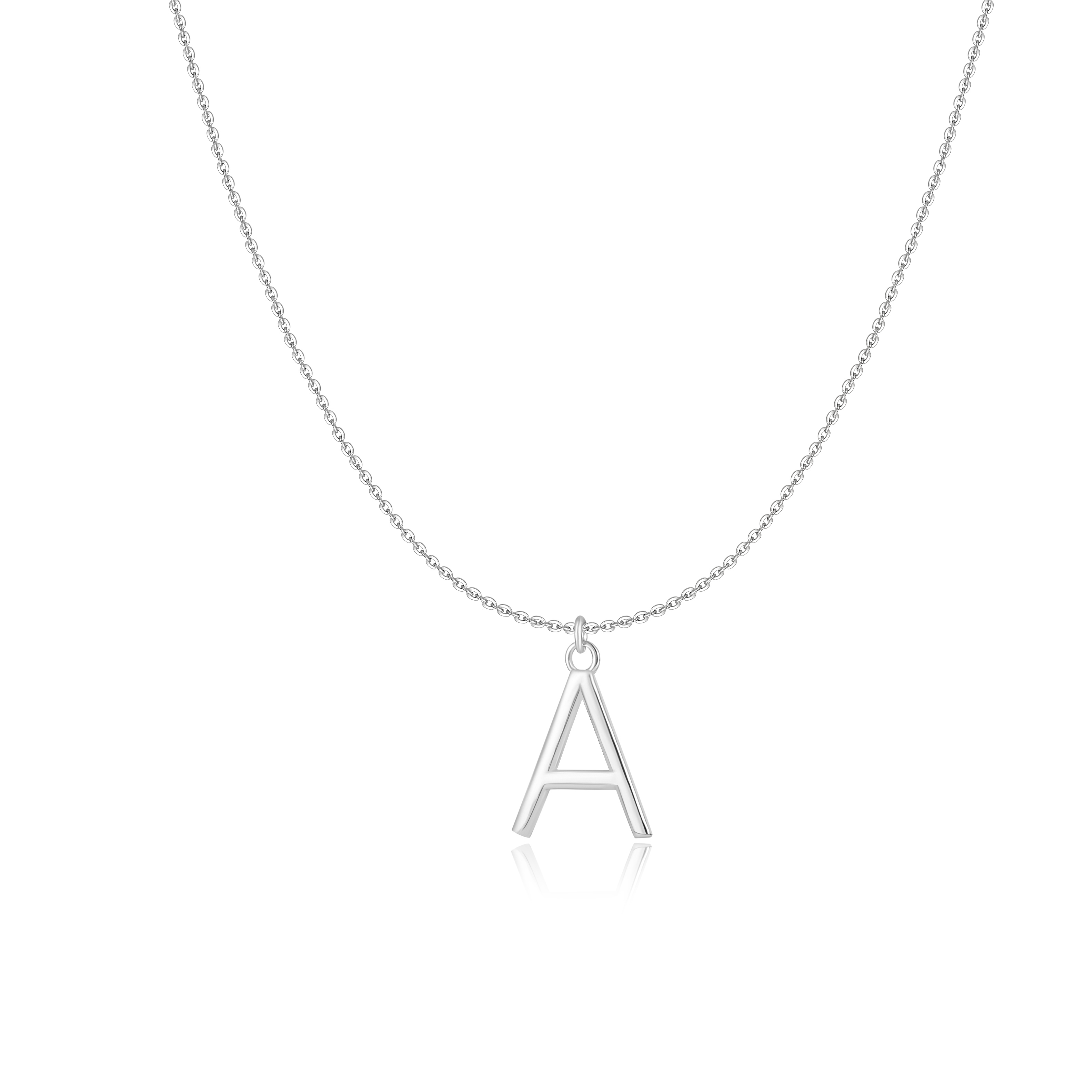 Collier "Lettre" ~ Argent Sterling