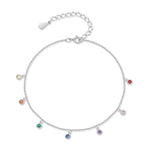 Charger l&#39;image dans la galerie, Bracelet de cheville &quot;Petits Brillants&quot; ~ Or / Argent
