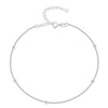 Bracelet de cheville "Petites Boules" ~ Argent / Or