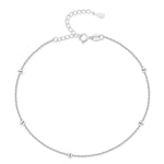 Charger l&#39;image dans la galerie, Bracelet de cheville &quot;Petites Boules&quot; ~ Argent / Or
