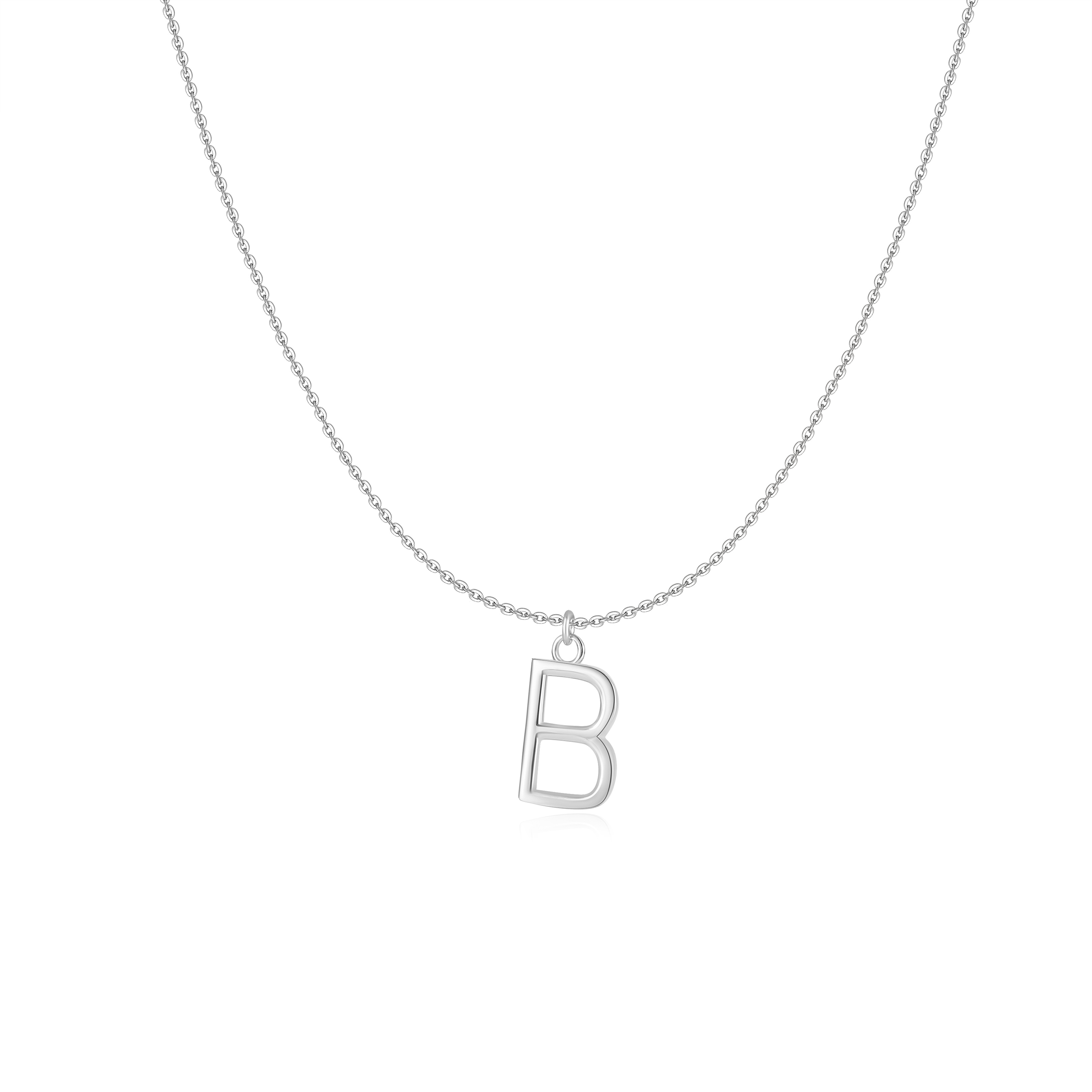 Collier "Lettre" ~ Argent Sterling