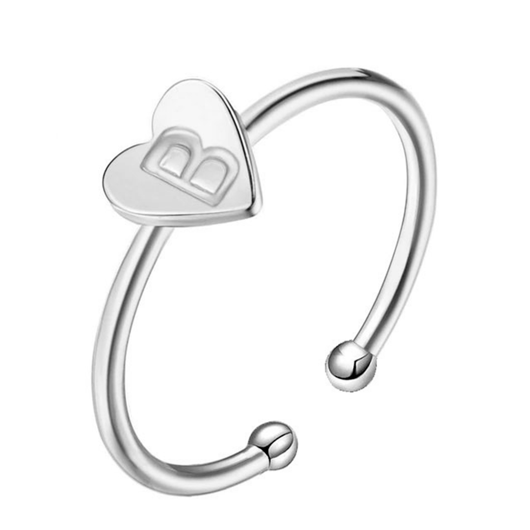 Bague "Initiale" ~ Or / Rose / Argent