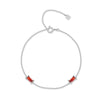 Bracelet "Rouge" ~ Argent Sterling