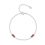 Charger l&#39;image dans la galerie, Bracelet &quot;Rouge&quot; ~ Argent Sterling
