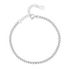 Bracelet "Carré" ~ Argent/Or