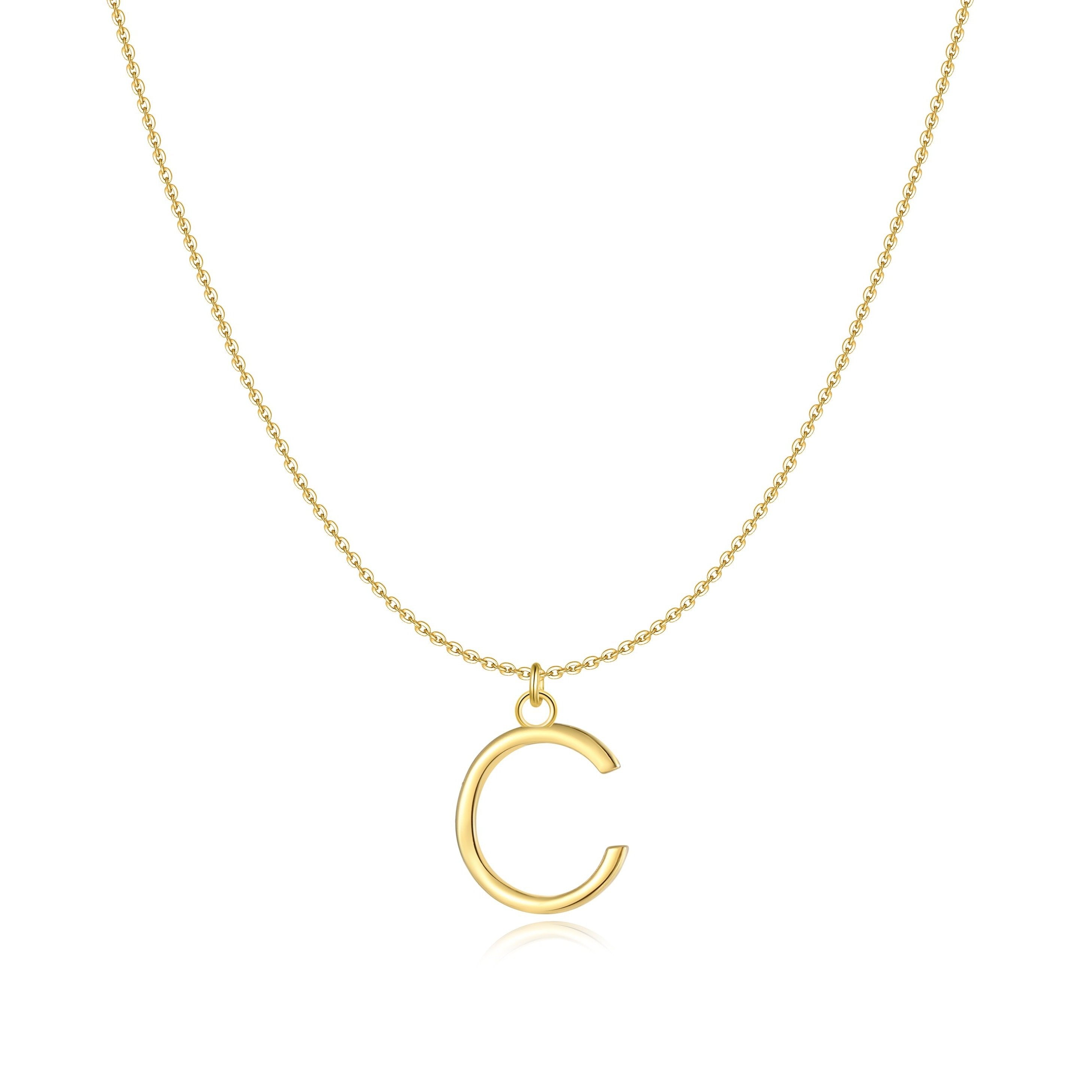 Collier "Lettre" ~ Argent Sterling