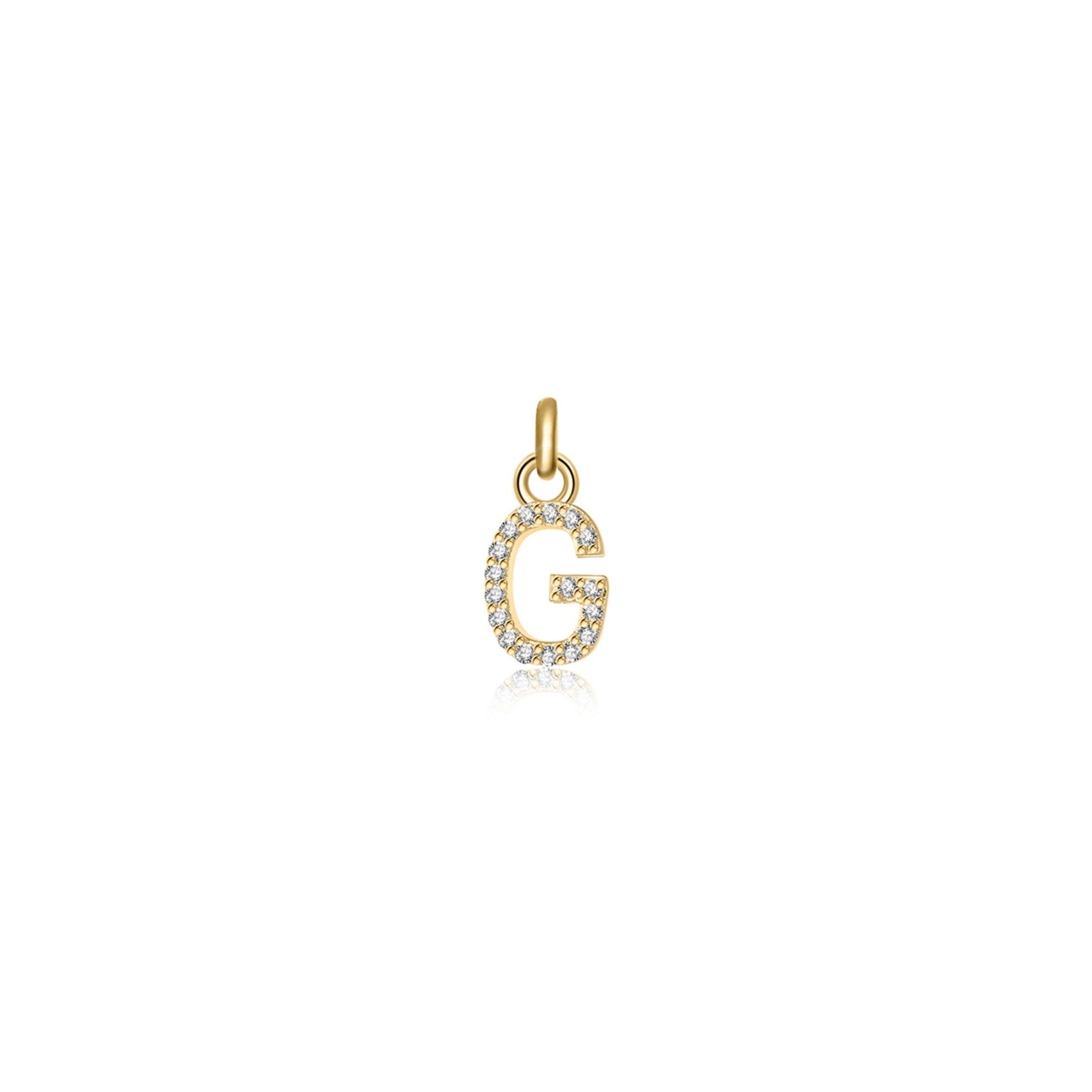 Collier "Little Initiale" ~ Argent Sterling