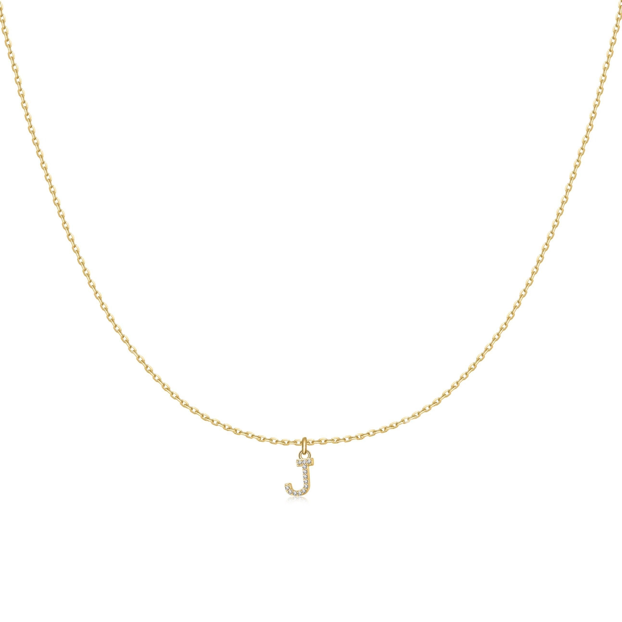 Collier "Little Initiale" ~ Argent Sterling