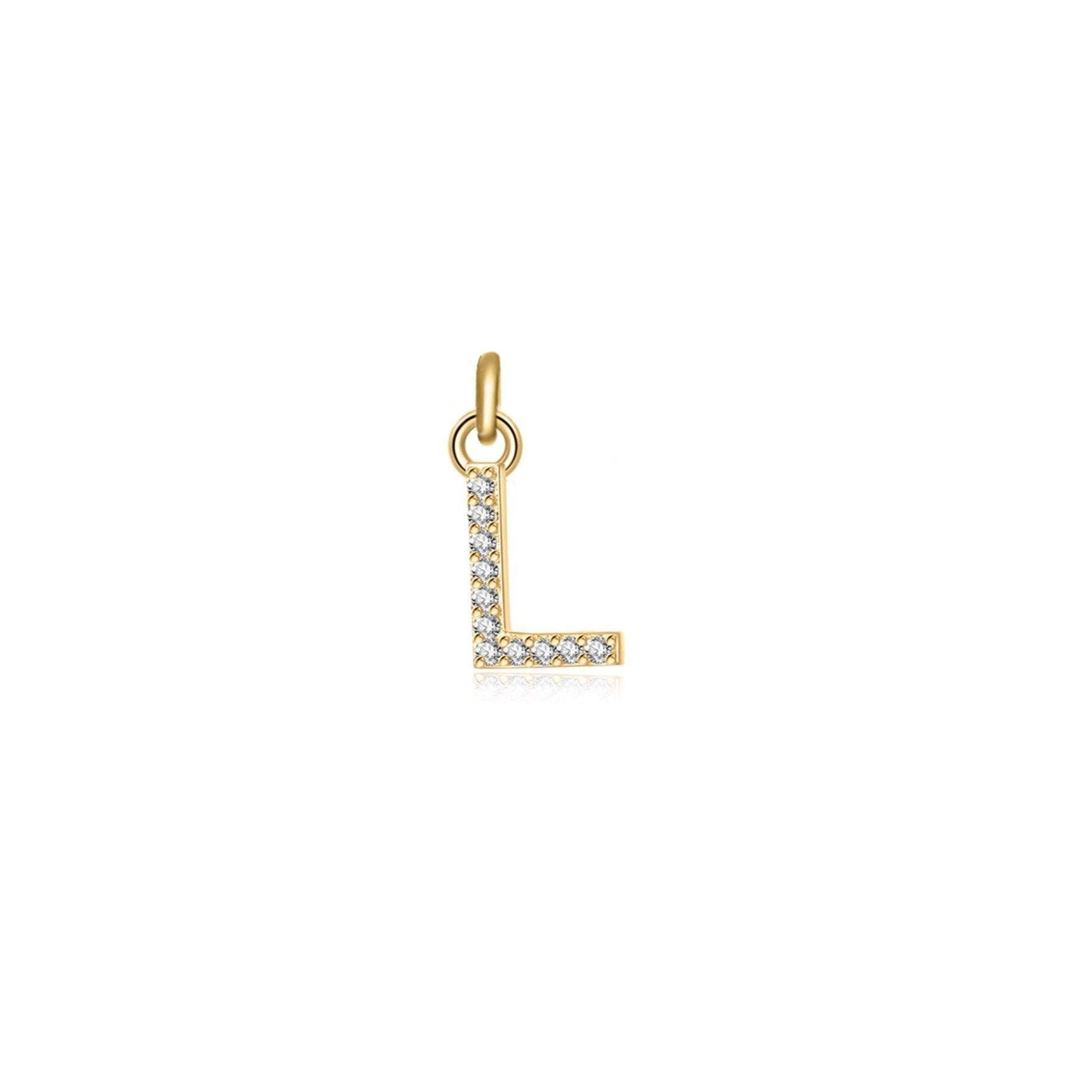 Collier "Little Initiale" ~ Argent Sterling
