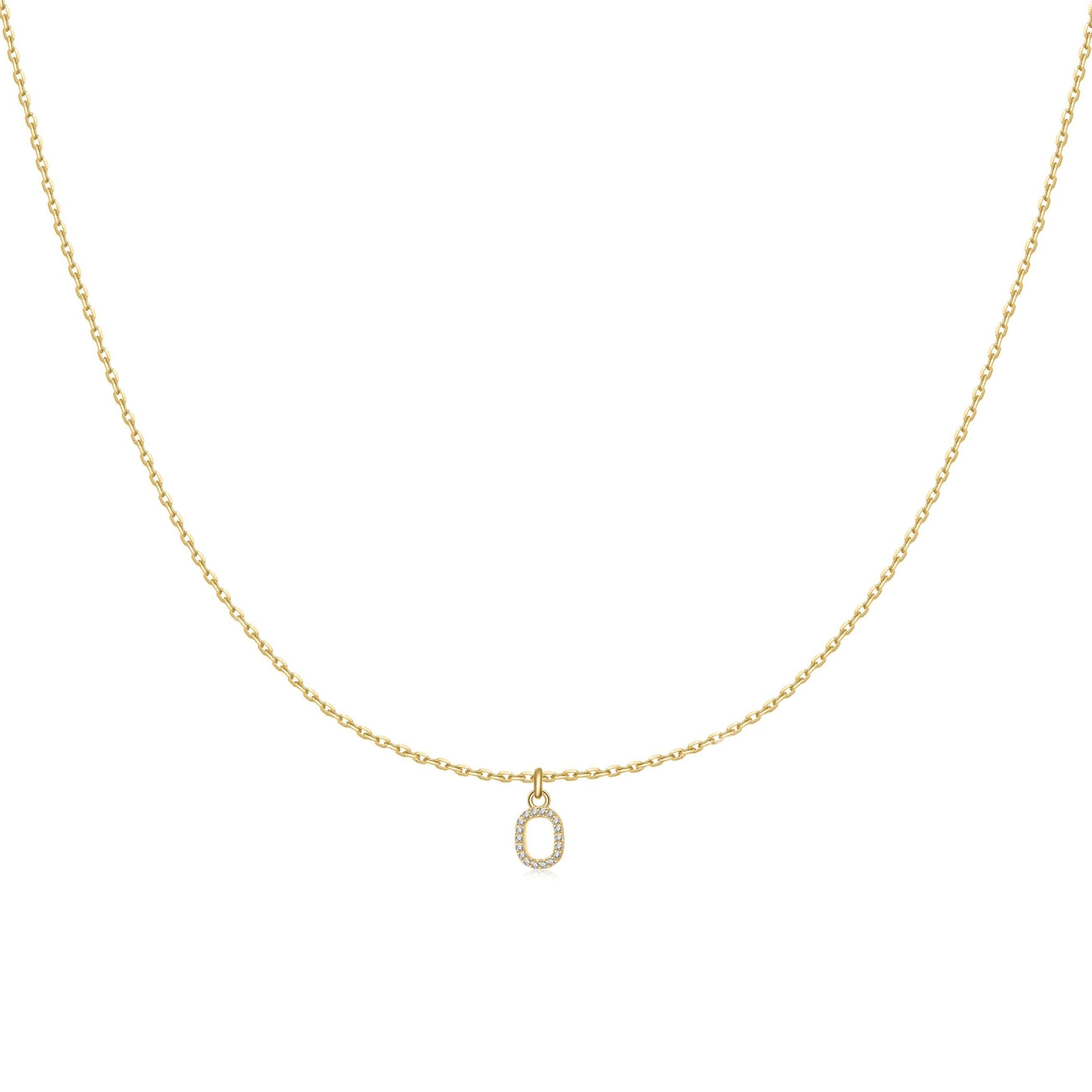 Collier "Little Initiale" ~ Argent Sterling