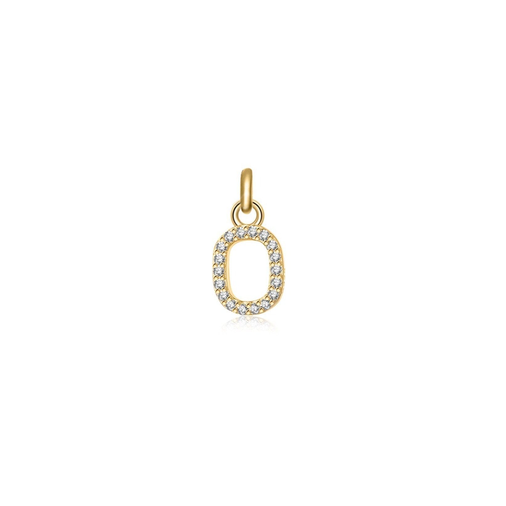 Collier "Little Initiale" ~ Argent Sterling