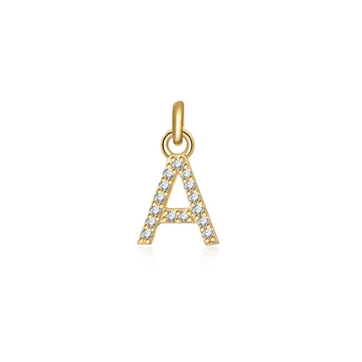 Collier "Little Initiale" ~ Argent Sterling