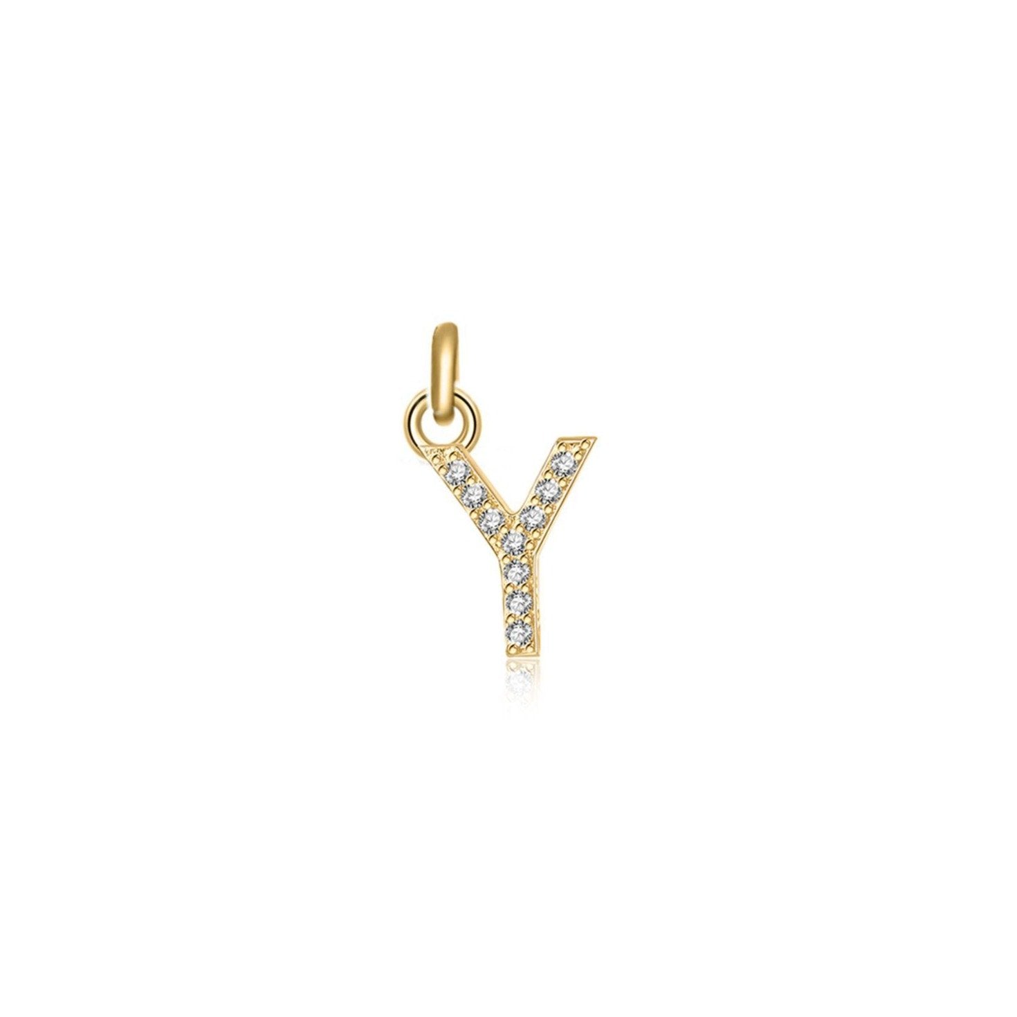 Collier "Little Initiale" ~ Argent Sterling