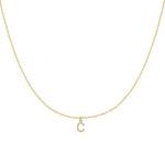 Charger l&#39;image dans la galerie, Collier &quot;Little Initiale&quot; ~ Argent Sterling

