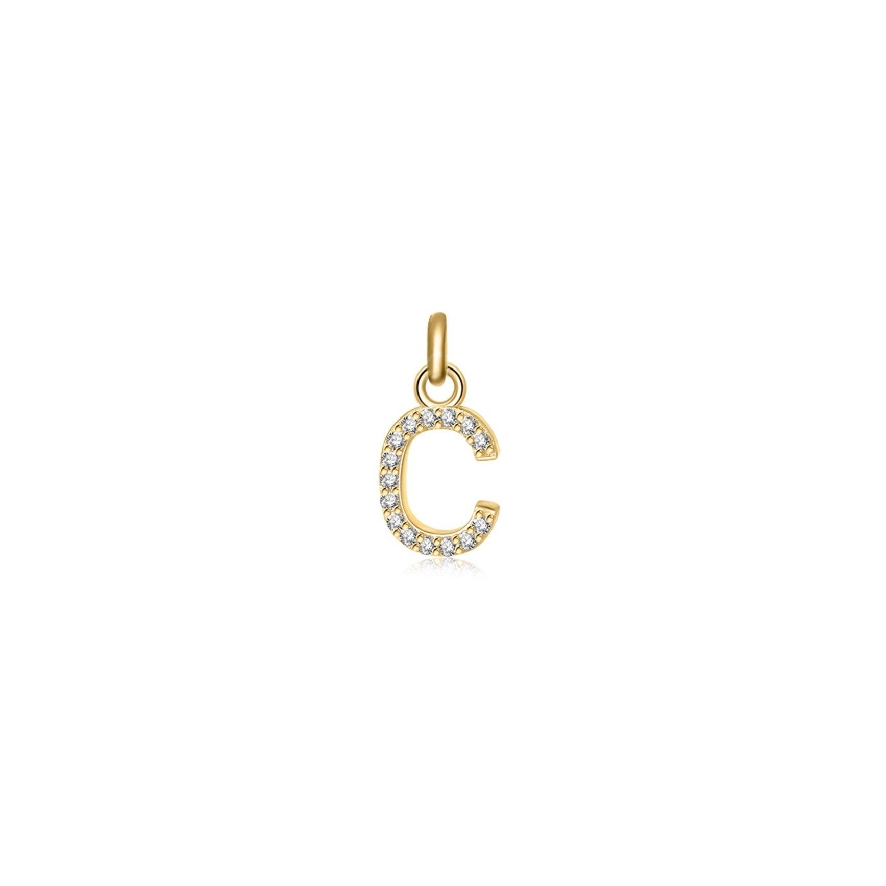 Collier "Little Initiale" ~ Argent Sterling