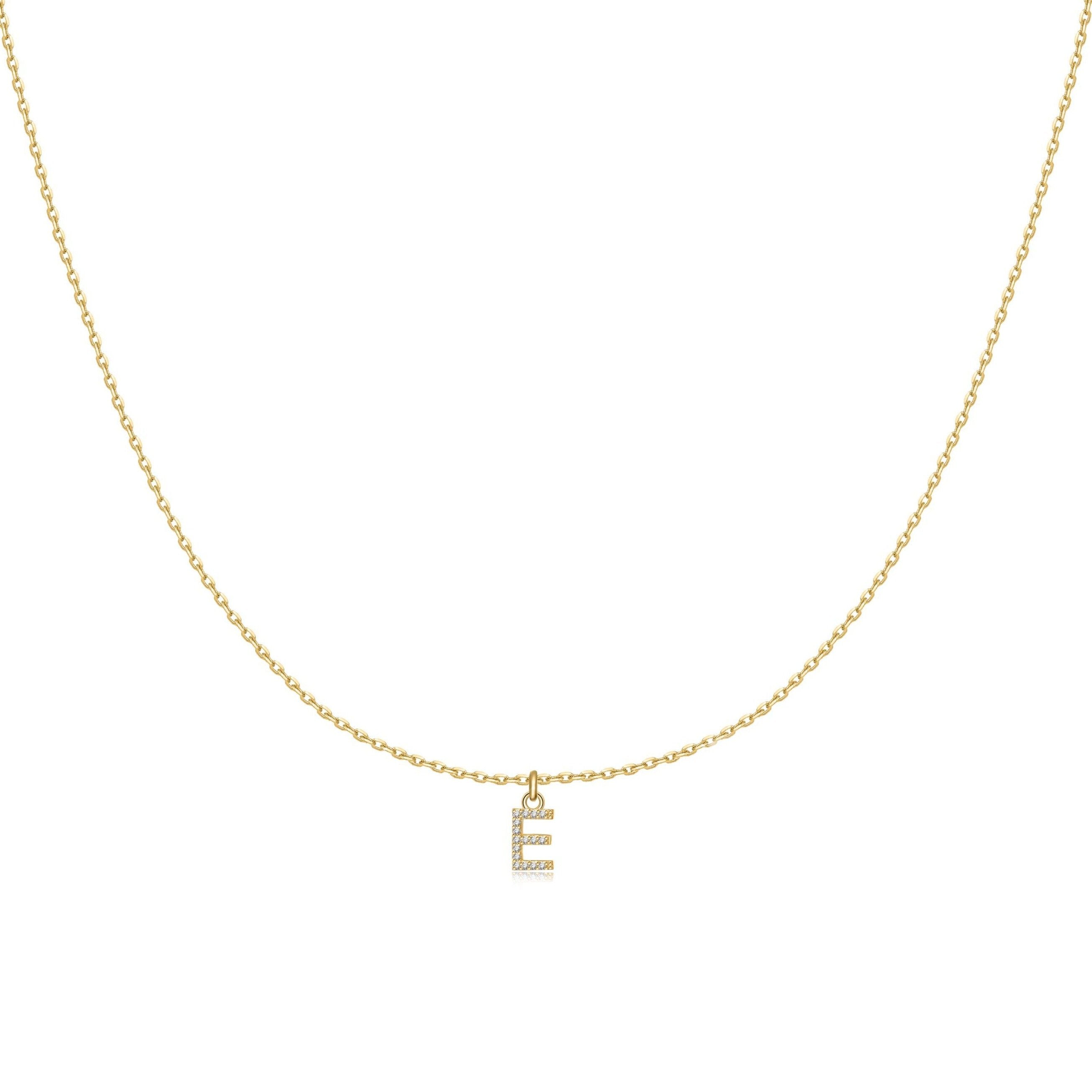 Collier "Little Initiale" ~ Argent Sterling