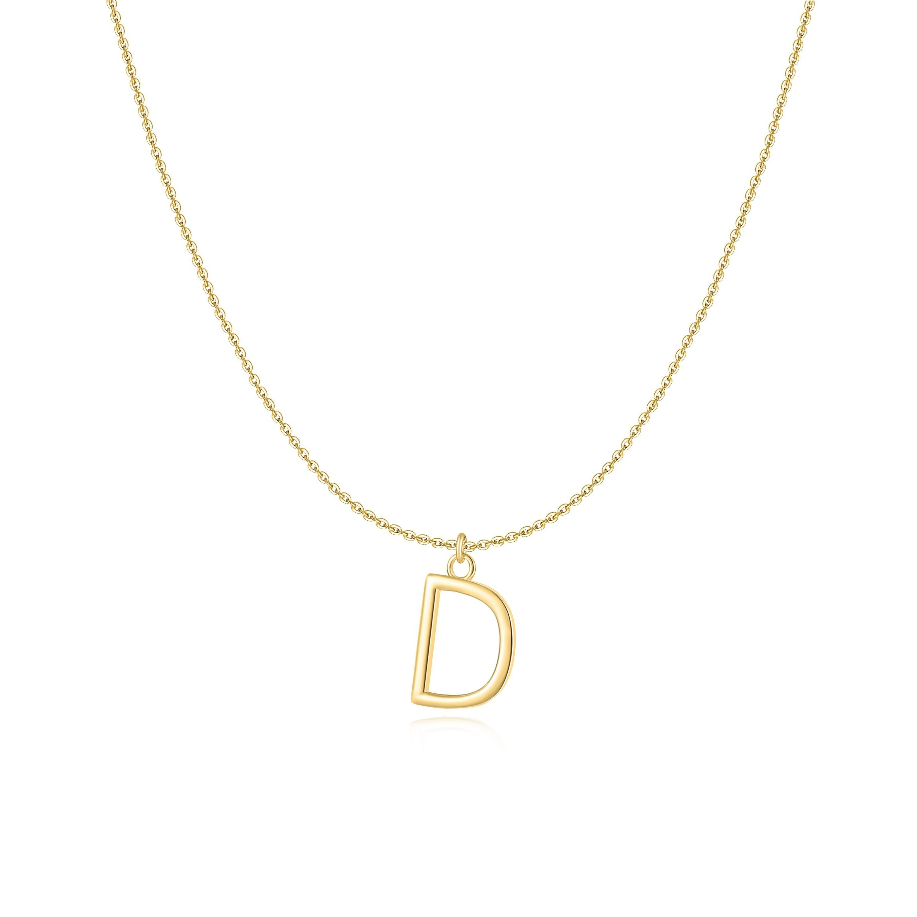 Collier "Lettre" ~ Argent Sterling