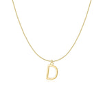 Charger l&#39;image dans la galerie, Collier &quot;Lettre&quot; ~ Argent Sterling
