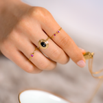 Charger l&#39;image dans la galerie, Bague &quot;Black Delight&quot; ~ Argent Sterling
