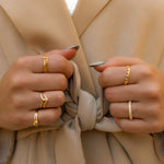 Charger l&#39;image dans la galerie, Bague &quot;Pomps&quot; ~ Argent Sterling
