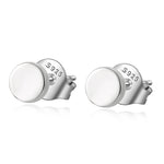 Charger l&#39;image dans la galerie, Boucles Mini &quot;Petit Cercle&quot; ~ Argent Sterling
