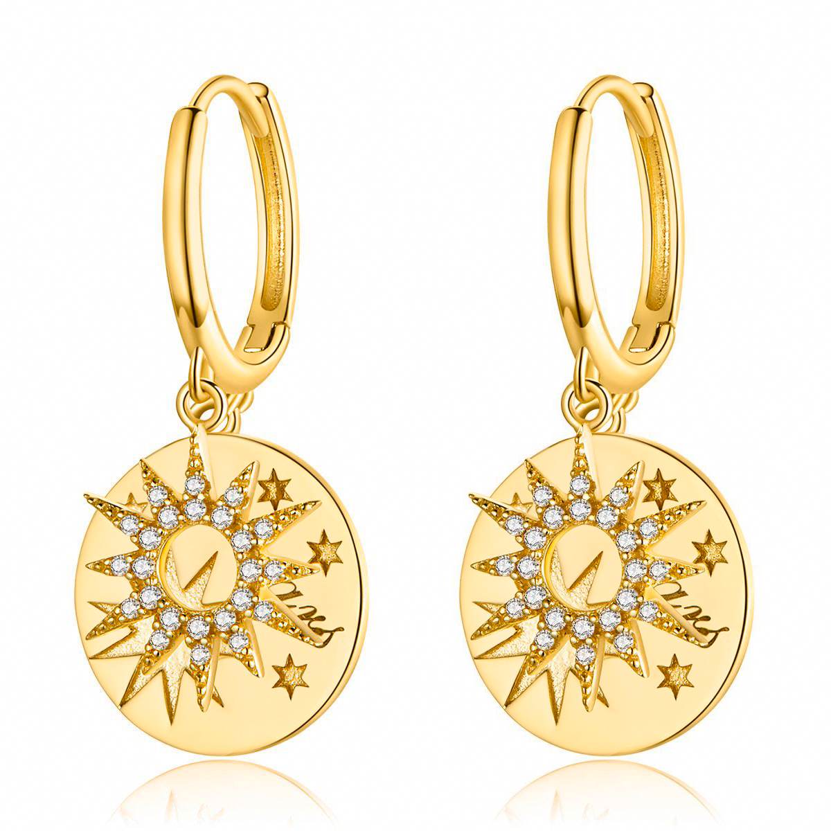 Boucles "Univers" ~ Argent Sterling