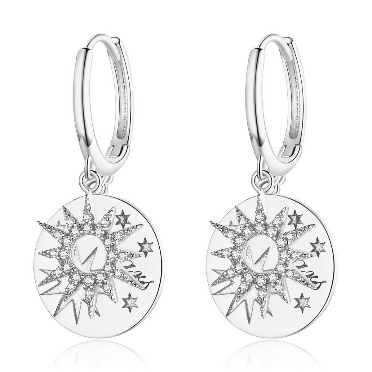 Boucles "Univers" ~ Argent Sterling