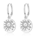 Charger l&#39;image dans la galerie, Boucles &quot;Univers&quot; ~ Argent Sterling
