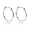 Boucles "Curves" ~ Argent Sterling