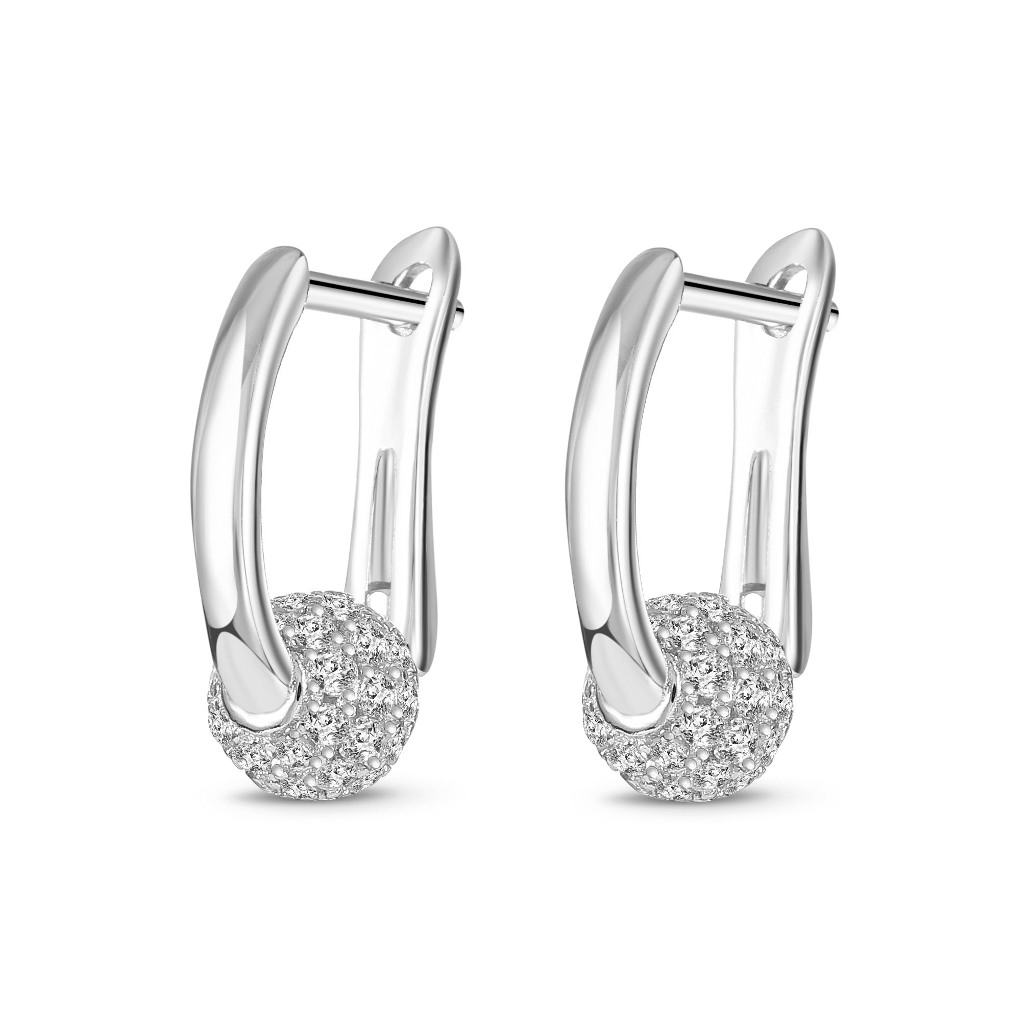 Boucles "Fantaisie" ~ Argent Sterling