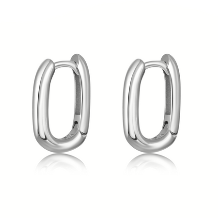 Boucles "Chaînon" ~ Argent Sterling