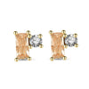 Boucles "Glamour Crystal" ~ Argent Sterling