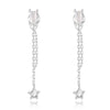 Boucles "Long Purity" ~ Argent Sterling