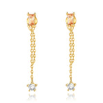 Charger l&#39;image dans la galerie, Boucles &quot;Champagne Shot&quot; ~ Argent Sterling
