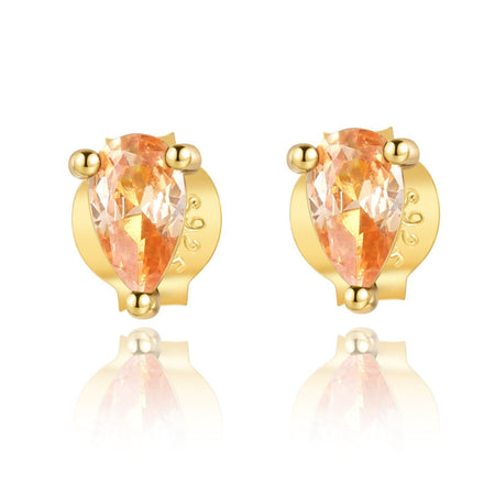 Boucles "Champagne" ~ Argent Sterling