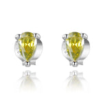 Charger l&#39;image dans la galerie, Boucles &quot;Amber Glitter&quot; ~ Argent Sterling

