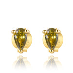 Charger l&#39;image dans la galerie, Boucles &quot;Amber Glitter&quot; ~ Argent Sterling
