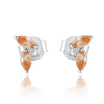 Charger l&#39;image dans la galerie, Boucles &quot;Sensation Ambrée&quot; ~ Argent Sterling
