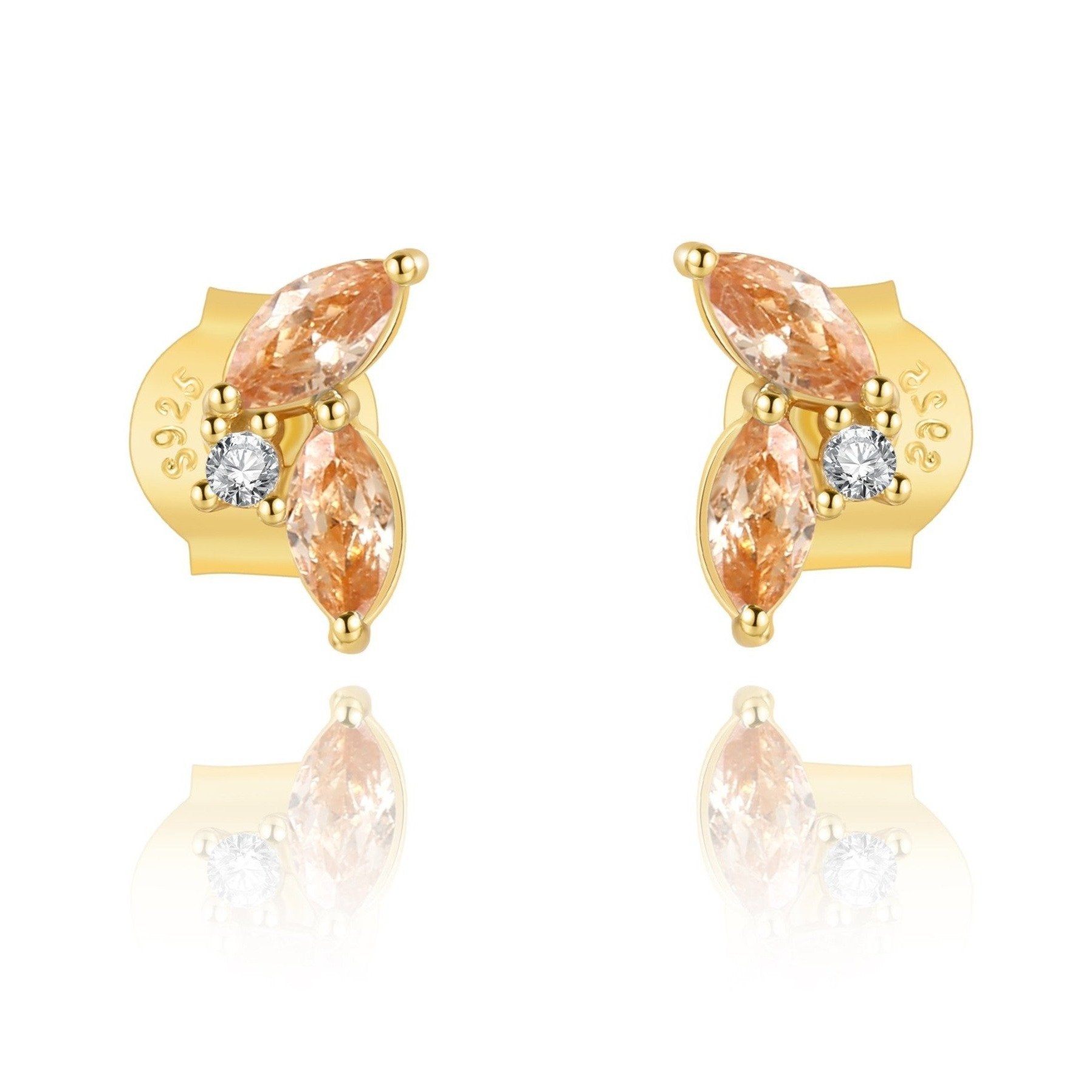 Boucles "Sensation Ambrée" ~ Argent Sterling