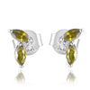 Boucles "Sensation Verte" ~ Argent Sterling