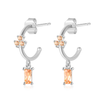Charger l&#39;image dans la galerie, Boucles &quot;Aura&quot; ~ Argent Sterling
