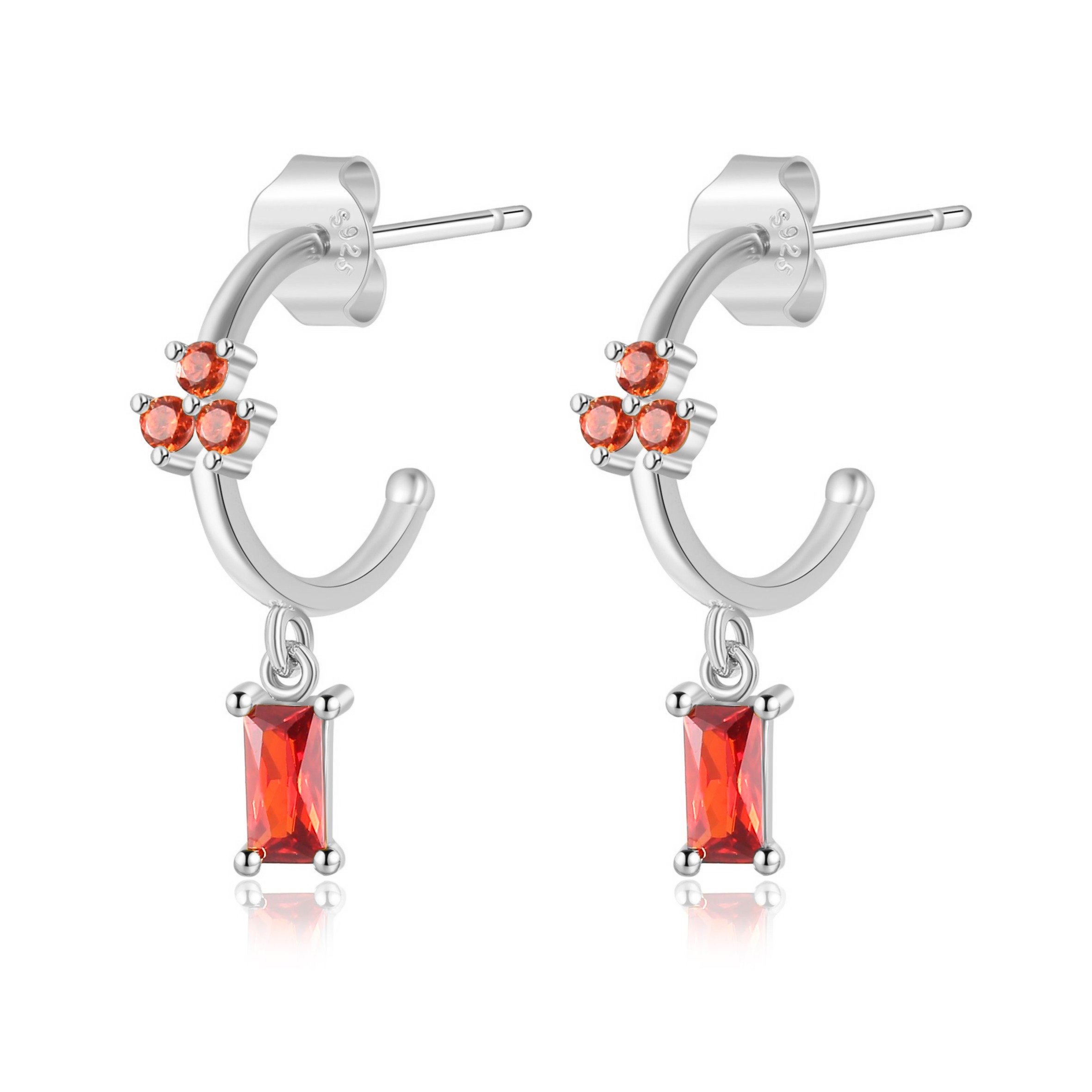Boucles "Aura" ~ Argent Sterling