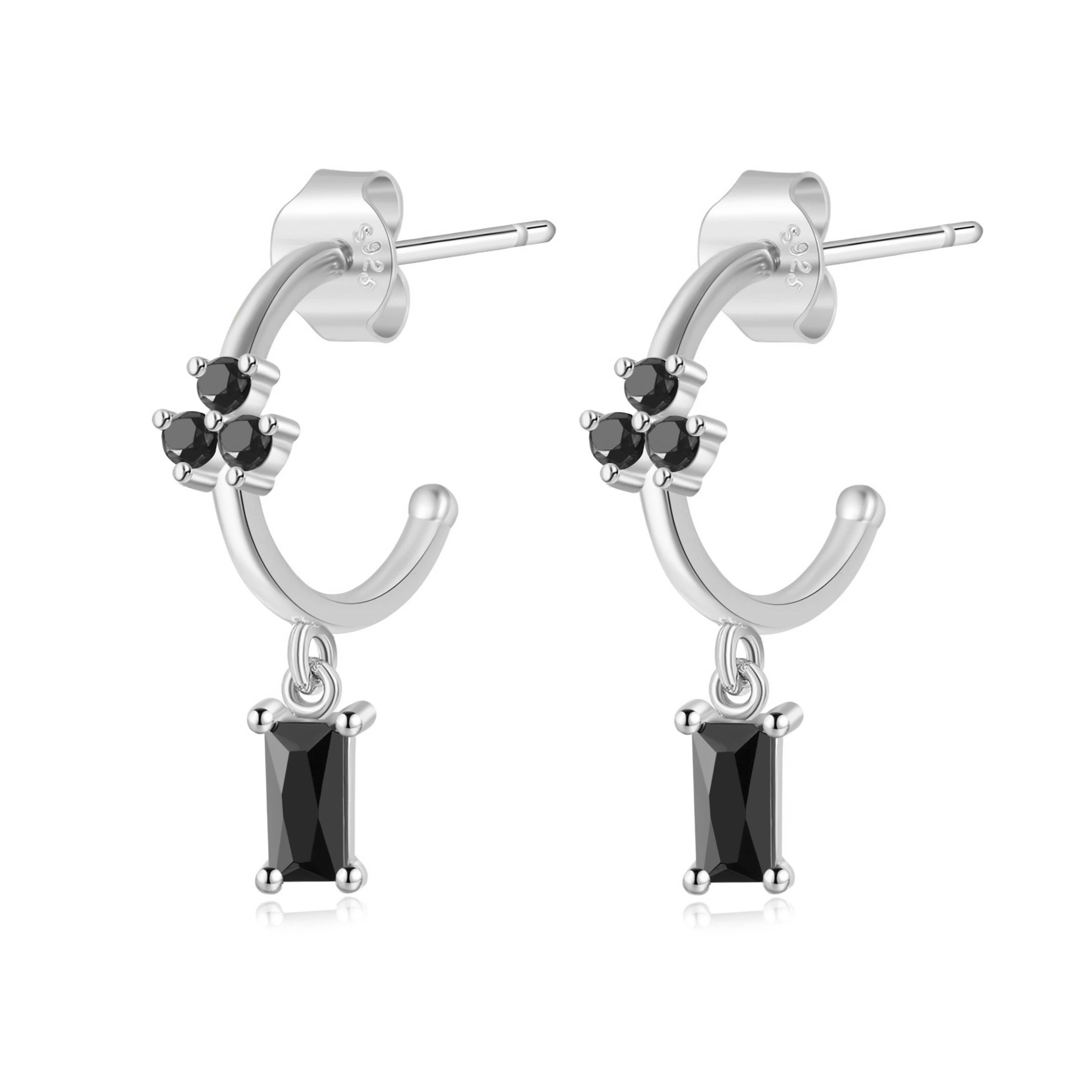 Boucles "Royal" ~ Argent Sterling