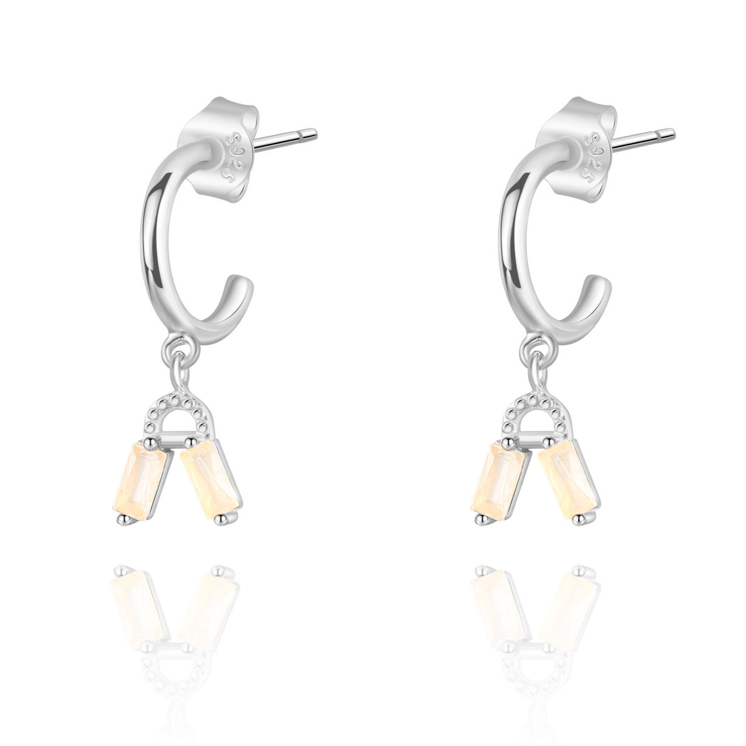 Boucles "Liberté" ~ Argent Sterling