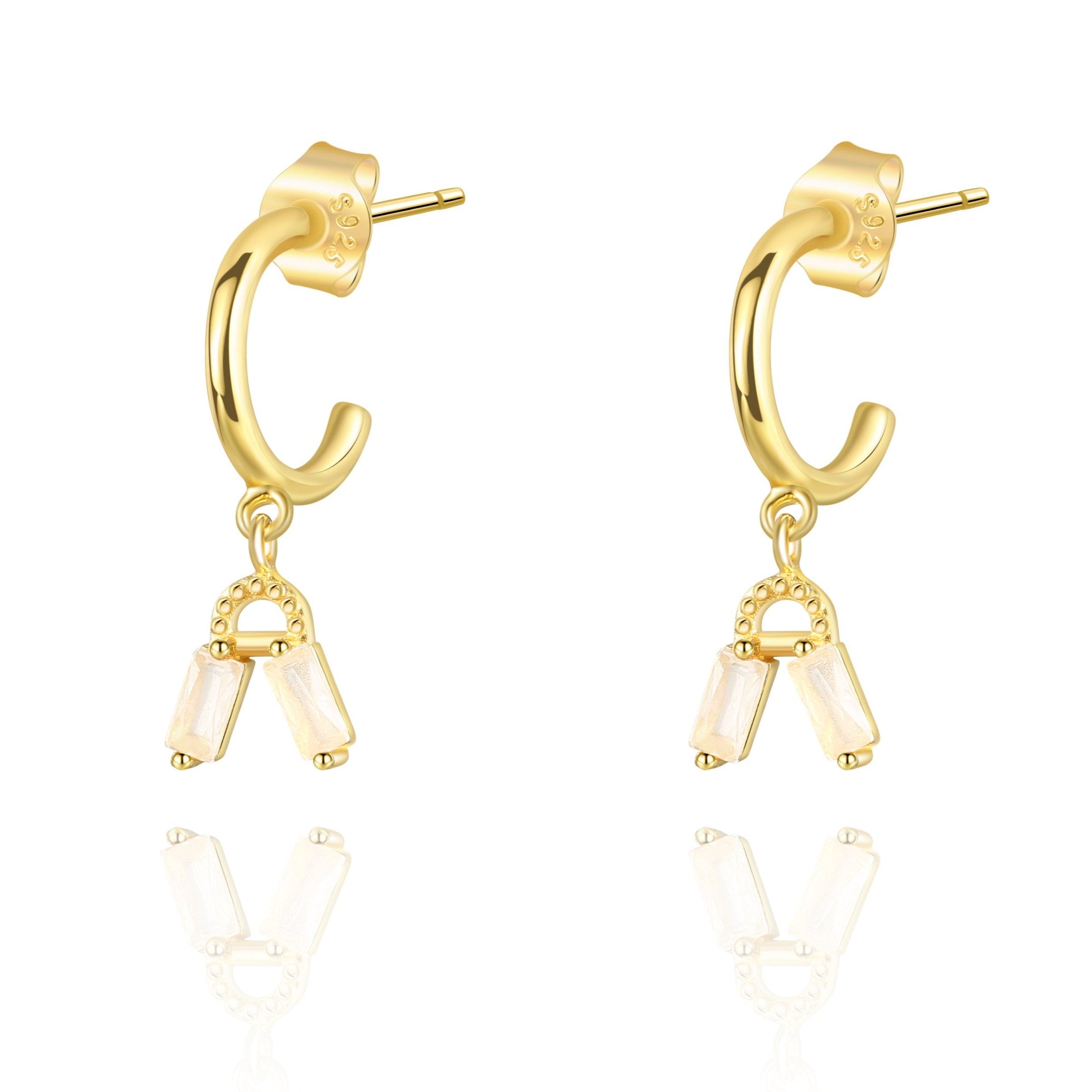 Boucles "Liberté" ~ Argent Sterling