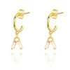 Boucles "Liberté" ~ Argent Sterling