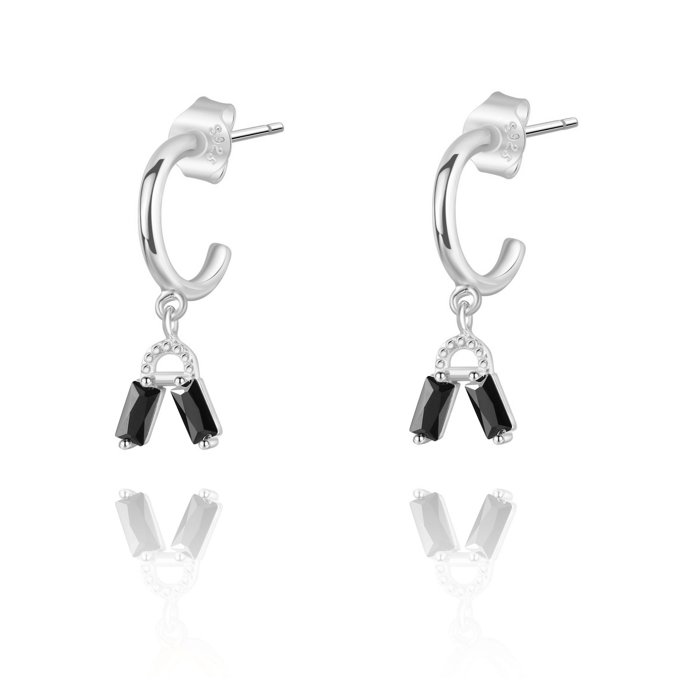 Boucles "Liberté" ~ Argent Sterling
