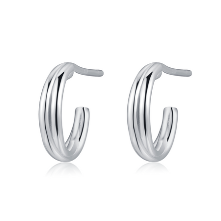 Boucles "Joint" ~ Argent Sterling